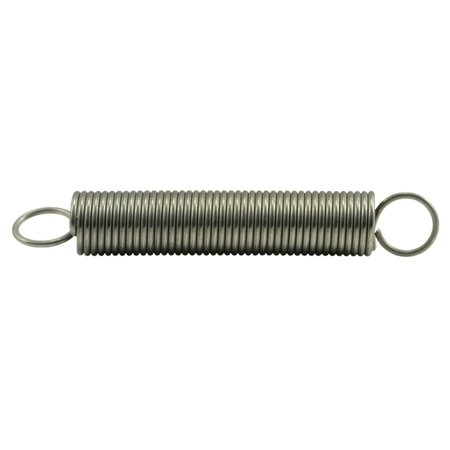 MIDWEST FASTENER 3/4" x 0.080" x 5" 18-8 Stainless Steel Extension Springs 2PK 38845